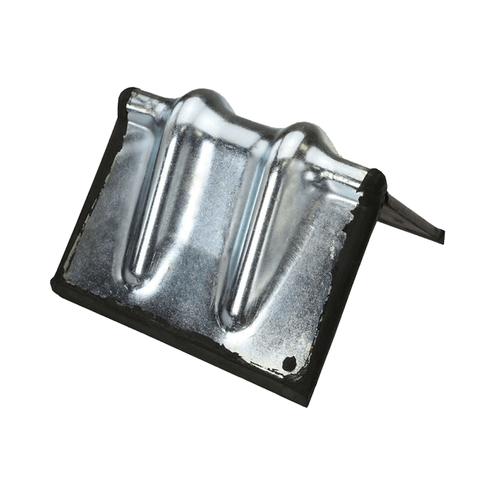 Protector de esquinas de acero con revestimiento de goma