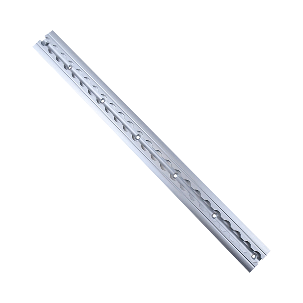 Pista en L con brida de aluminio de 12