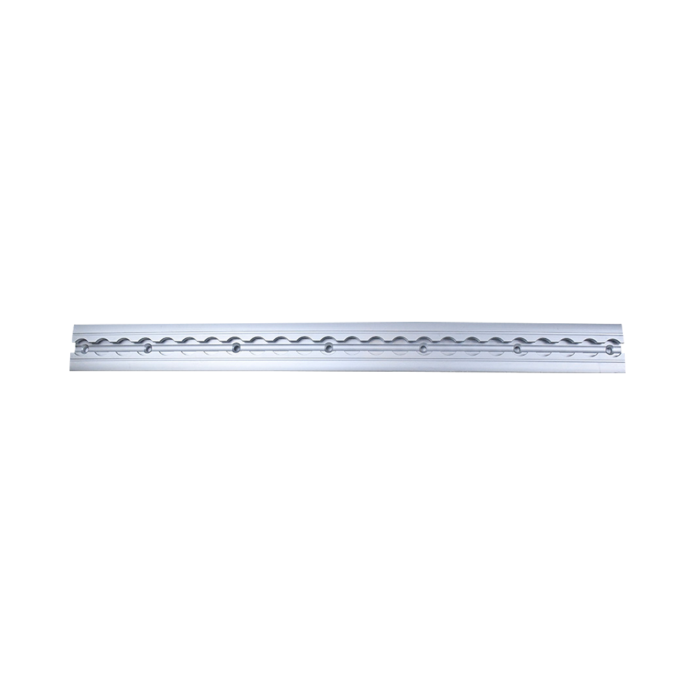 Pista en L con brida de aluminio de 12