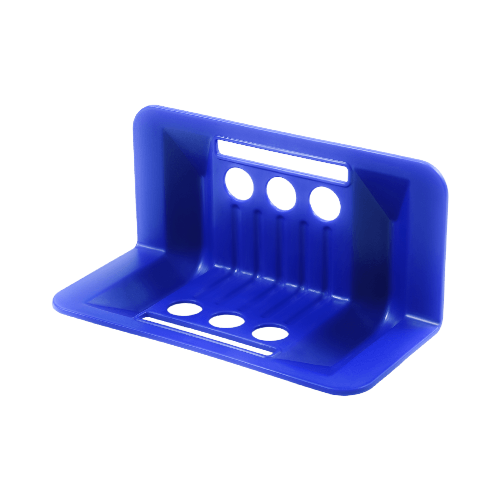 Protector de esquinas de plástico en forma de V para cajas de cartón para camiones