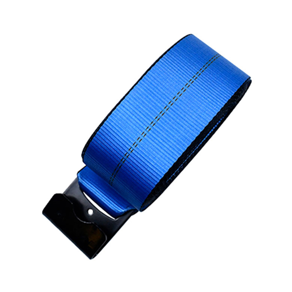 Correa de cabrestante de 4 x 27' con gancho plano