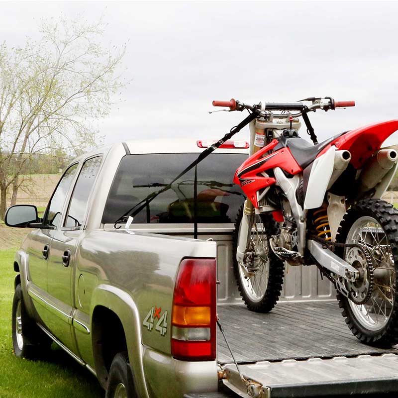 Correa de trinquete para mini motocicleta de 1'' x 7' con ganchos en forma de S