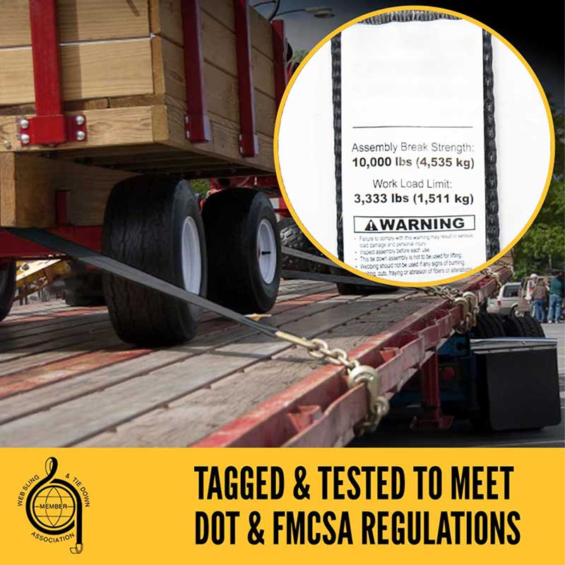 Correa de trinquete para industria pesada Blackline de 2