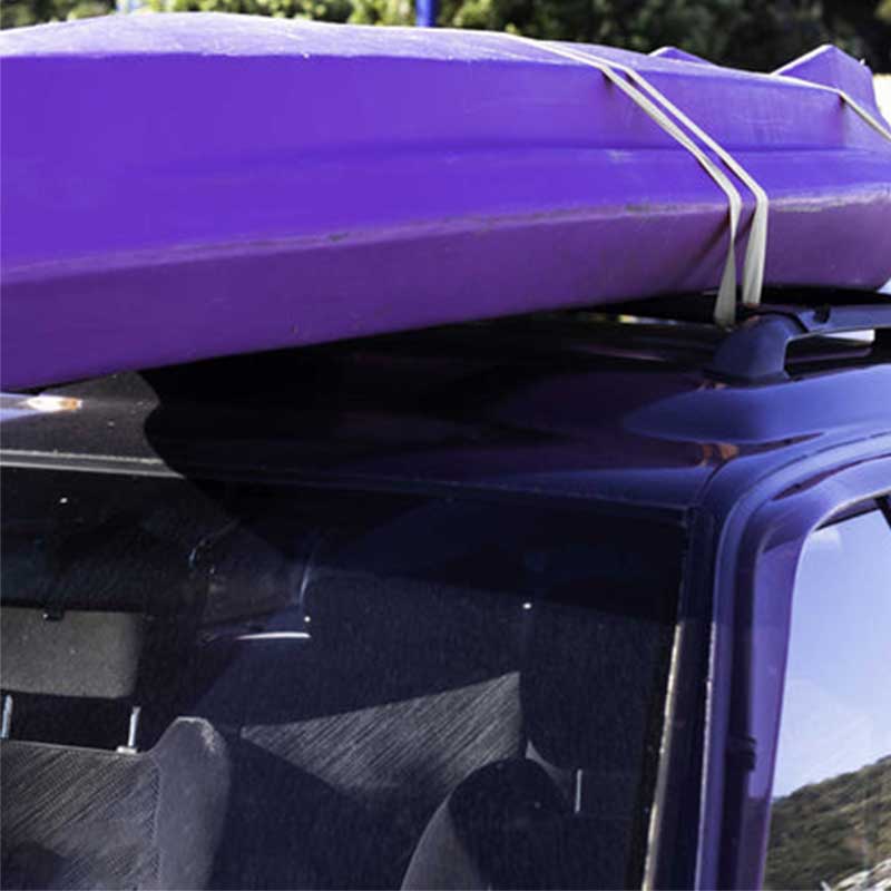 Correa de trinquete con mango recubierto de caucho de 1'' x 15' con ganchos de alambre recubiertos de vinilo