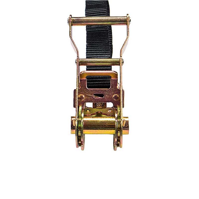 Correa de amarre con trinquete de motocicleta de alta tenacidad de 1''X 6' con bucle cosido de 12