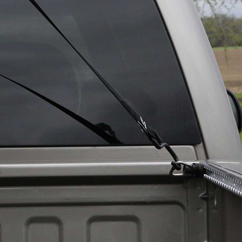 Correa de amarre con trinquete de motocicleta de alta tenacidad de 1''X 6' con bucle cosido de 12