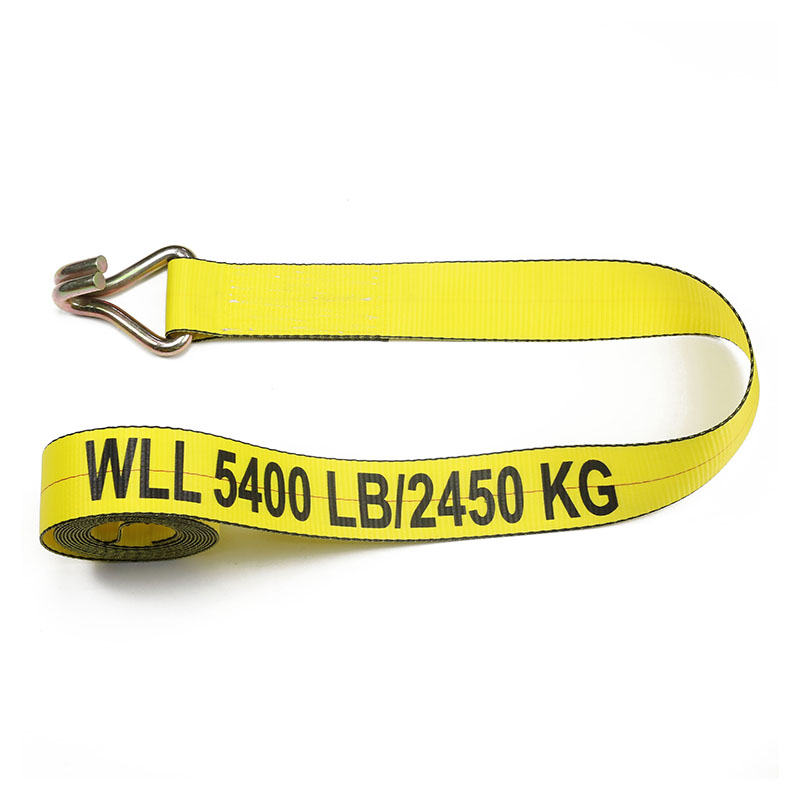 Correa de amarre de trinquete de carga con correas de poliéster de alta resistencia de 3 pulgadas