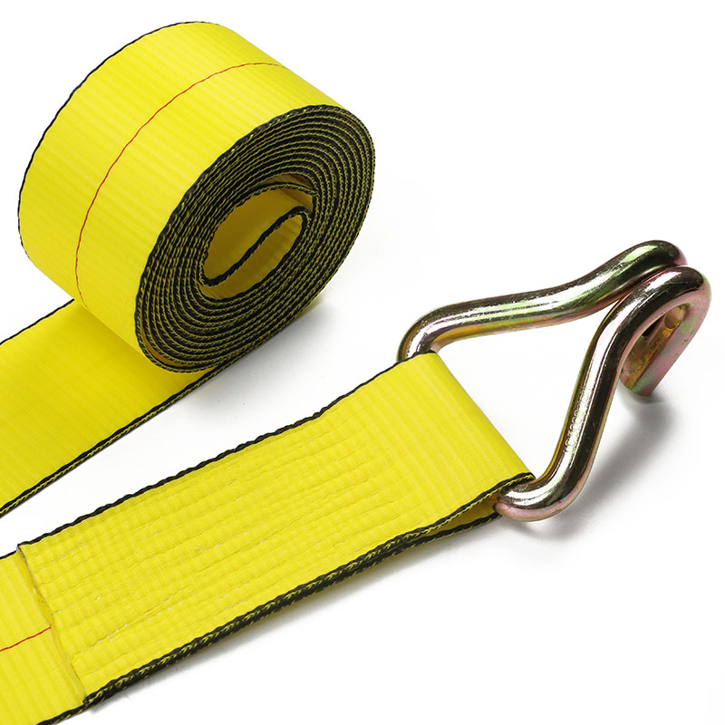 Correa de amarre de trinquete de carga con correas de poliéster de alta resistencia de 3 pulgadas