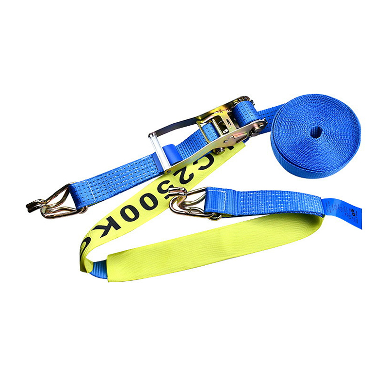 Cuerdas de amarre de carga con trinquete estándar australiano personalizadas de 50 mm de la marca Force con mangas