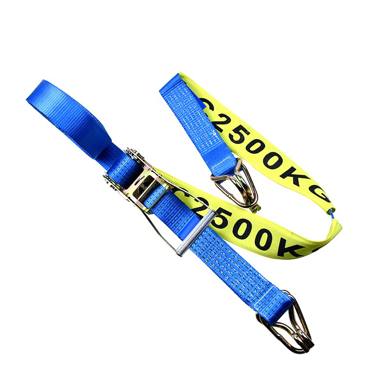 Cuerdas de amarre de carga con trinquete estándar australiano personalizadas de 50 mm de la marca Force con mangas