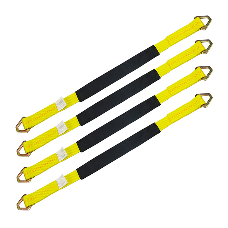 Paquete de 4 correas para eje, correa para bajar la rueda del neumático de 2 pulgadas