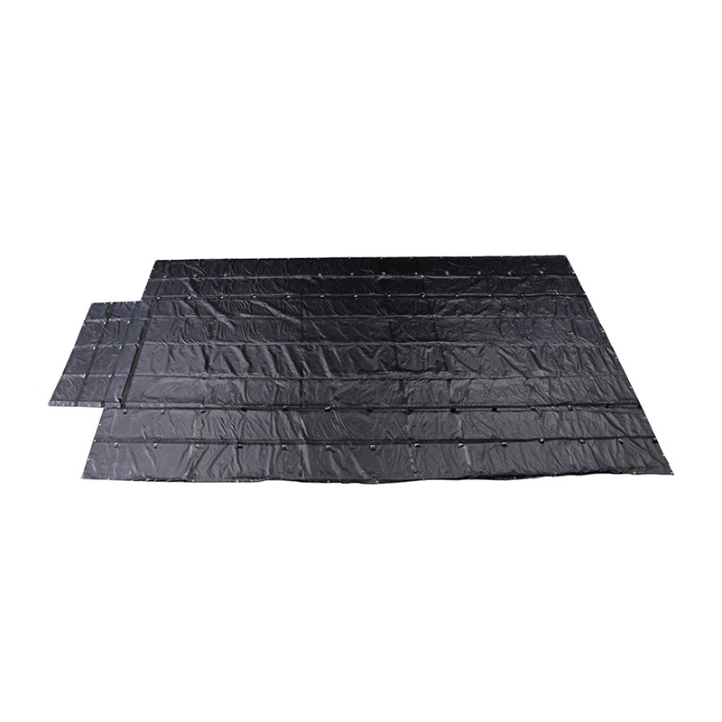 El material de cobertura de alto rendimiento, específicamente Heavy Duty Lumber Black Tarp