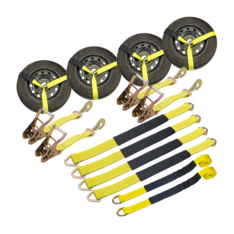 La correa para bajar la rueda del neumático, correas para el eje de 10000 libras, amarres