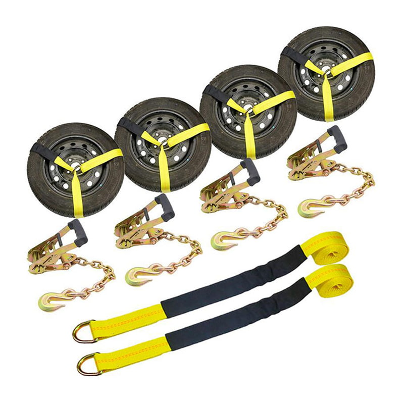 The Wheel Lift Strap Correa de lazo de 10000 libras con cadena