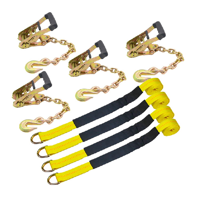 The Wheel Lift Strap Correa de lazo de 10000 libras con cadena